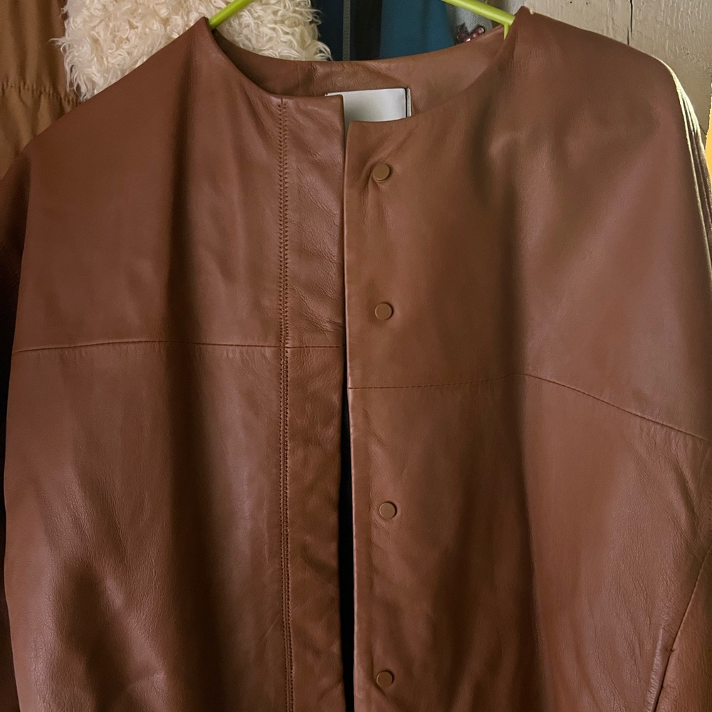 Brown Leather Women's Jacket